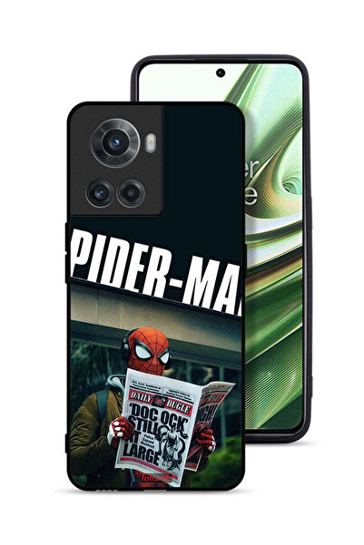 Tolwak غطاء حماية لهاتف OnePlus 10R 5G بتصميم سبايدرمان يقرأ جريدة