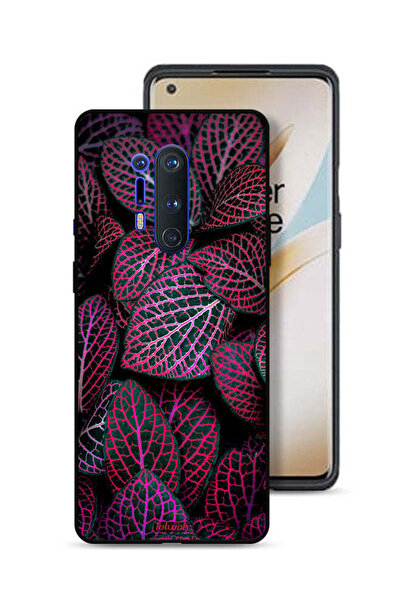 Tolwak غطاء حماية لهاتف OnePlus 8 Pro بنقشة أوراق سالجا