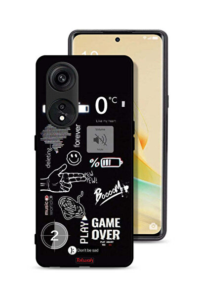 Tolwak غطاء حماية Oppo A1 Pro - لعبة انتهت - Pew Pew