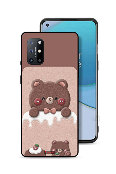 Tolwak غطاء حماية لهاتف OnePlus 8T 5G بتصميم دب الفراولة