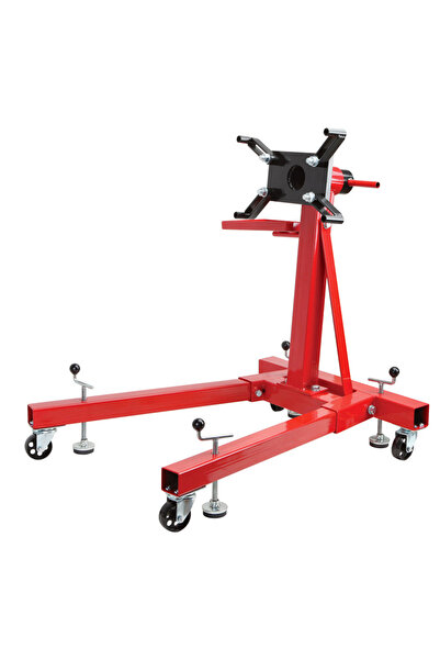 Lawazim حامل محرك دوار عالي التحمل بوزن ٢٠٠٠ رطل مع عجلات دوارة لإصلاح السيارات