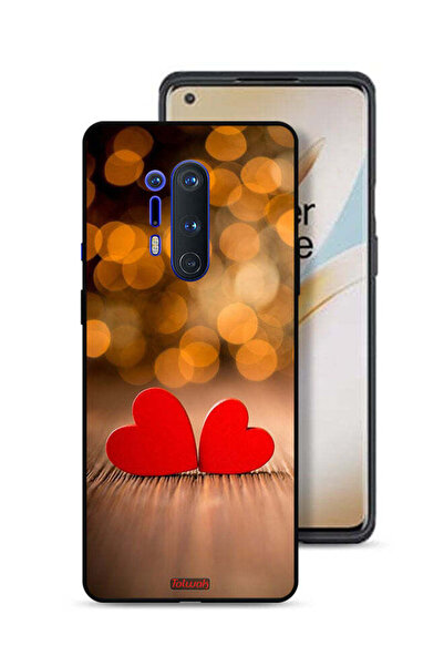 Tolwak غطاء حماية لهاتف OnePlus 8 Pro بتصميم قلبين جميلين