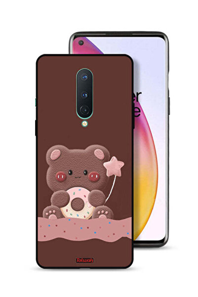 Tolwak غطاء حماية لهاتف OnePlus 8 بتصميم دب الدونات