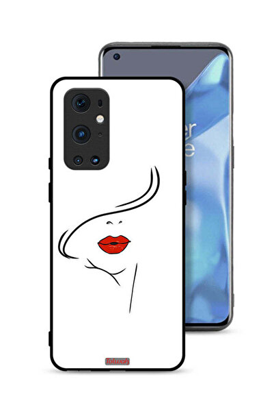 Tolwak غطاء حماية لهاتف OnePlus 9 Pro 5G برسومات وجه فتاة