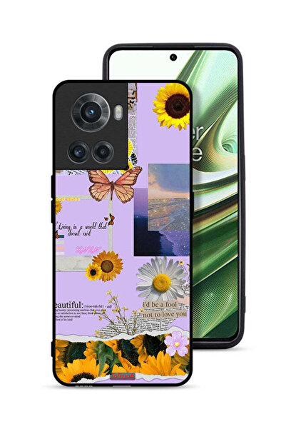 Tolwak غطاء حماية لهاتف OnePlus 10R 5G بملصقات عباد الشمس الجميلة