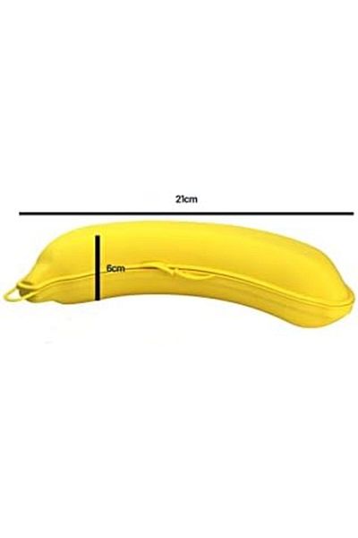 Mena Rise Diyar-Ifırsatshop Banana Shaped Storage Container, Children's Breakfast Nutrition Put Box Student Ok