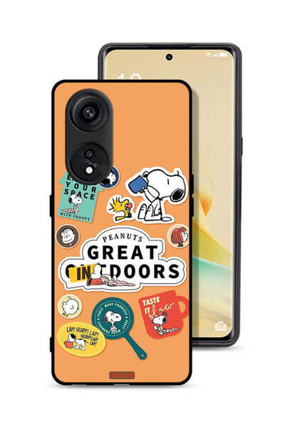 Tolwak غطاء حماية لهاتف Oppo A1 Pro بملصقات الفول السوداني