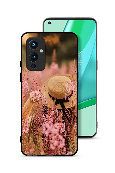 Tolwak غطاء حماية لهاتف OnePlus 9 5G بتصميم فتاة قبعة مزينة بالزهور