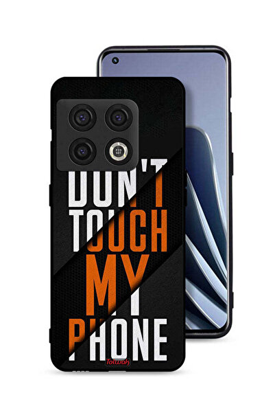 Tolwak غطاء حماية لهاتف OnePlus 10 Pro 5G مكتوب عليه "لا تلمس هاتفي"