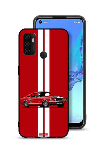 Tolwak Oppo A33 (2020) Protective Case Cover Vintage Car Abstract Art