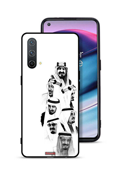 Tolwak غطاء حماية ون بلس نورد سي إي 5 جي - فن ملوك السعودية - أبيض وأسود