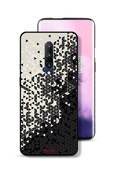 Tolwak غطاء حماية لهاتف OnePlus 7 Pro بنمط مثلث فني رقمي