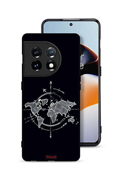 Tolwak غطاء حماية لهاتف OnePlus 11 5G برسومات البوصلة