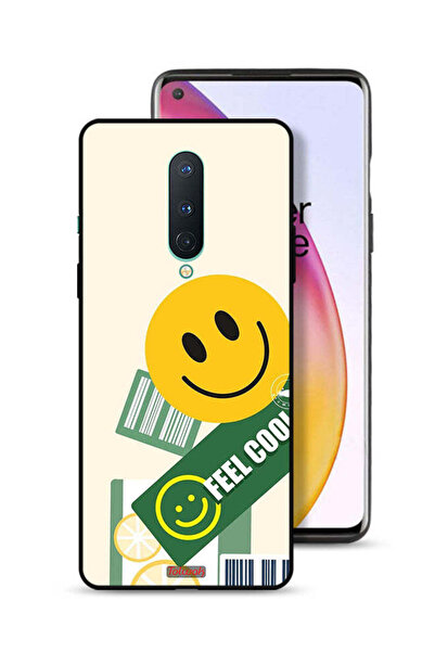 Tolwak غطاء حماية لهاتف OnePlus 8 بملصق Feel Cool