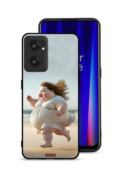 Tolwak OnePlus Nord CE 2 5G Protective Case Cover Fatty Baby Girl Running