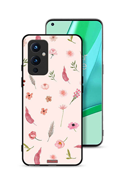 Tolwak غطاء حماية لهاتف OnePlus 9 5G بنقشة أوراق وورود