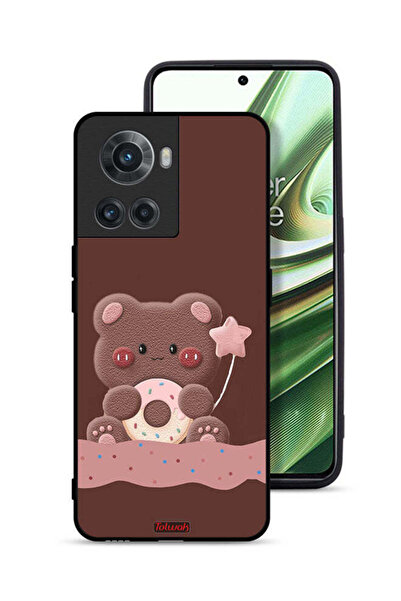 Tolwak غطاء حماية لهاتف OnePlus 10R 5G بطبعة دب دونات