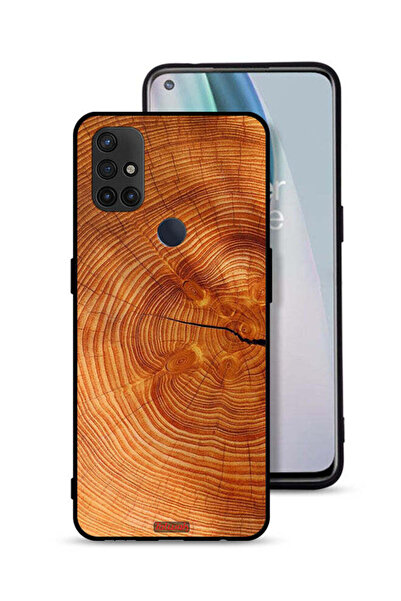 Tolwak غطاء حماية لهاتف OnePlus Nord N10 5G مصنوع من الخشب المتصدع