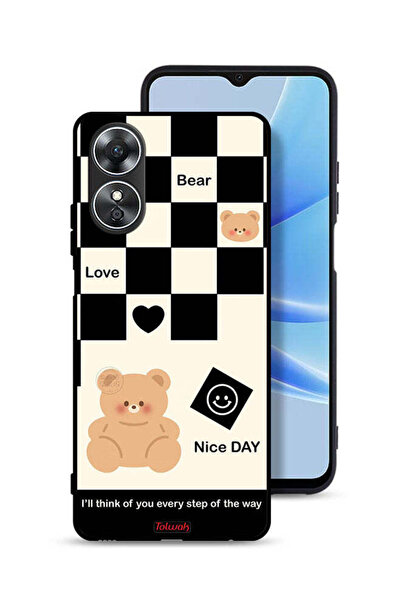 Tolwak جراب حماية لهاتف Oppo A17 سأفكر فيك في كل خطوة على الطريق