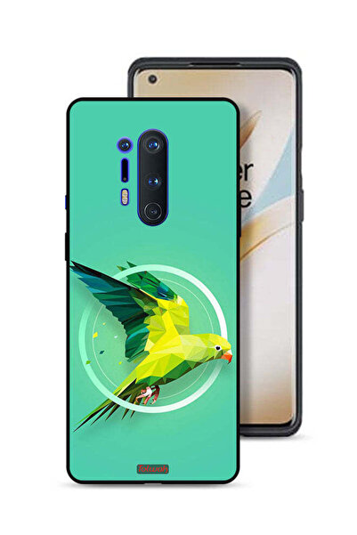 Tolwak غطاء حماية لهاتف OnePlus 8 Pro بتصميم فن تجريدي ببغاء