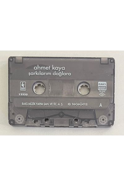 Raks Ahmet Kaya My Songs to the Mountains Cassette (There Is No Cardboard, It Is Only a Cassette Period Printing Cassette)