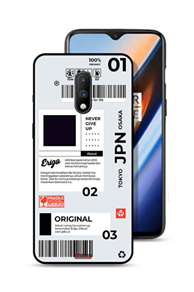 Tolwak غطاء حماية لجهاز OnePlus 7 - ملصق ياباني