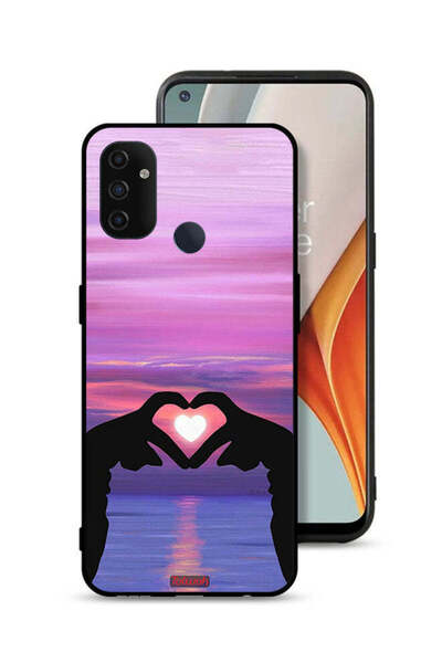 Tolwak غطاء حماية لهاتف OnePlus Nord N100 على شكل قلب وقمر