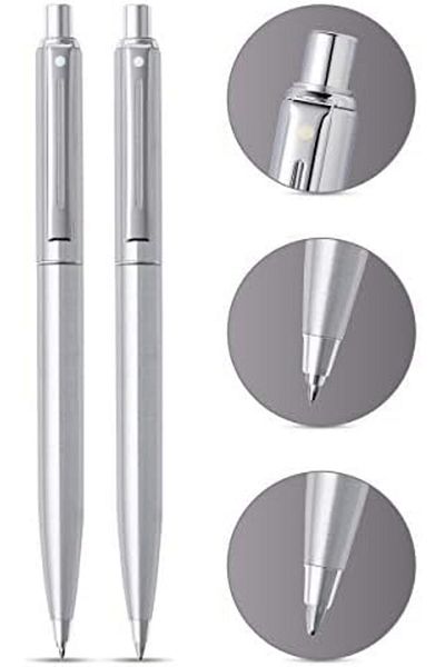 Mena Rise Şirinshop 323-9 Sentinel Ballpoint Pen & Versatil Pen Set Chrome 1108107