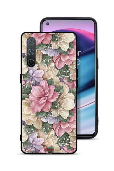 Tolwak غطاء حماية عالي الجودة مزين بنقشة زهور لهاتف OnePlus Nord CE 5G