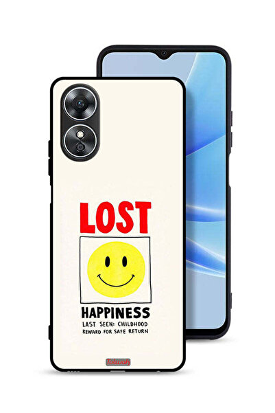 Tolwak Oppo A17 Protective Case Cover Lost Happiness