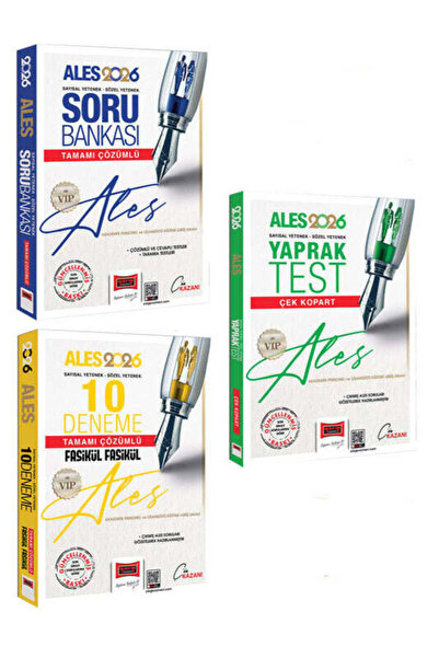 Yargı Yayınları Yargı Yayınları 2026 ALES VIP Sayısal-Sözel Yetenek Soru-10 D...