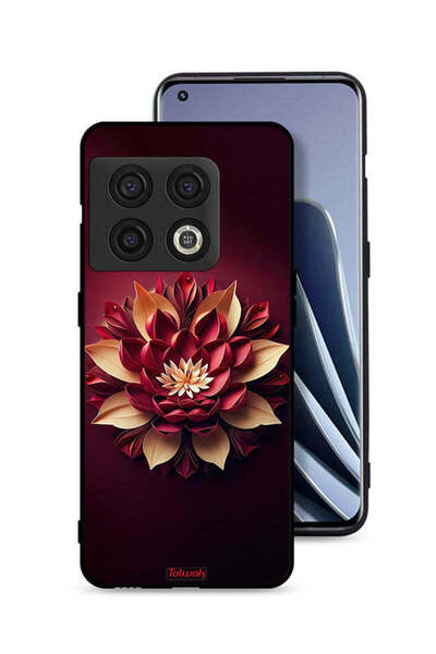 Tolwak غطاء حماية لهاتف OnePlus 10 Pro 5G بتصميم تجريدي زهري