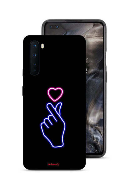 Tolwak غطاء حماية لهاتف OnePlus Nord بتصميم قلب سريع