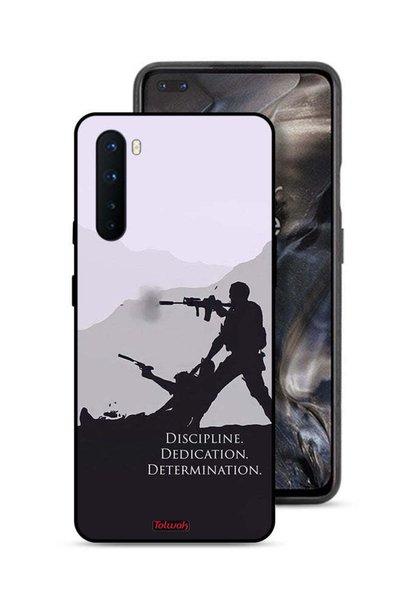 Tolwak غطاء حماية OnePlus Nord بتصميم "الانضباط والتفاني والتصميم"