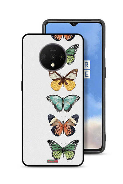 Tolwak OnePlus 7T Protective Case Cover Four Butterflies