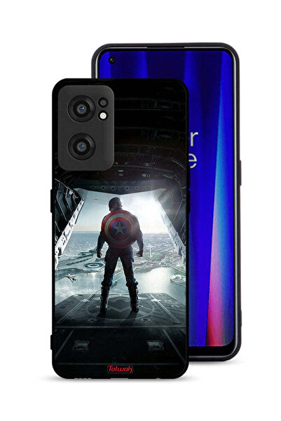 Tolwak غطاء حماية لهاتف OnePlus Nord CE 2 5G بتصميم صورة كابتن أمريكا