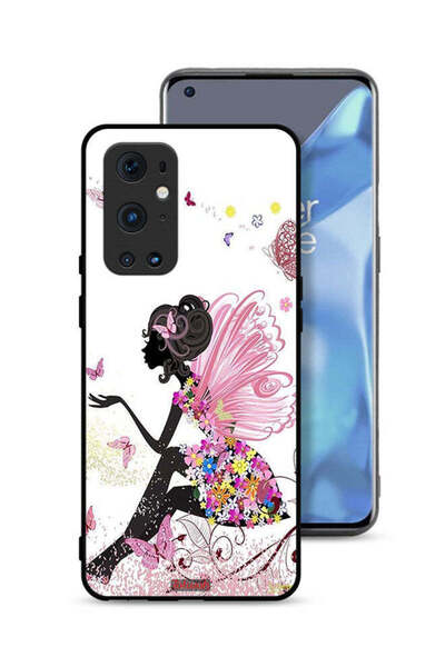 Tolwak غطاء حماية لهاتف OnePlus 9 Pro 5G بتصميم فتاة الفراشة