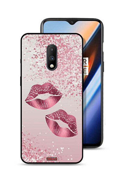 Tolwak غطاء حماية لهاتف OnePlus 7 برسومات شفاه لامعة