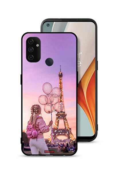 Tolwak غطاء حماية لهاتف OnePlus Nord N100 بطبعة فتاة تحمل بالونات
