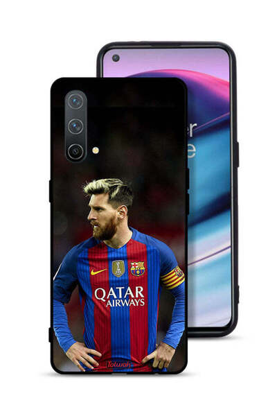 Tolwak غطاء حماية OnePlus Nord CE 5G بتصميم ميسي برشلونة