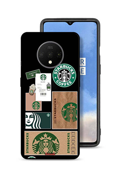 Tolwak غطاء حماية لهاتف OnePlus 7T بملصق ستاربكس