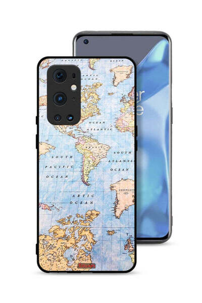 Tolwak غطاء حماية لهاتف OnePlus 9 Pro 5G بتصميم خريطة العالم