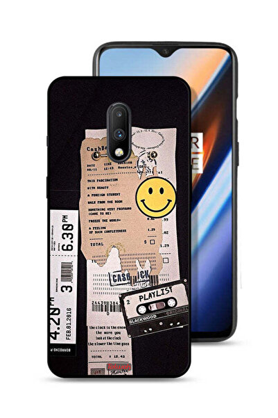 Tolwak غطاء حماية لجهاز OnePlus 7 مع ملصق قائمة تشغيل