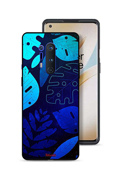 Tolwak غطاء حماية لهاتف OnePlus 8 Pro بنقشة أوراق الشجر