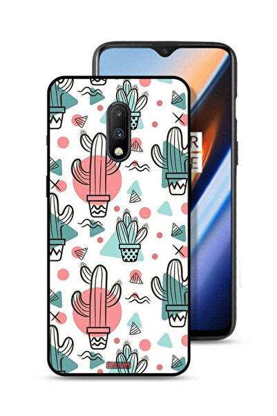 Tolwak غطاء حماية لهاتف OnePlus 7 بتصميم الصبار