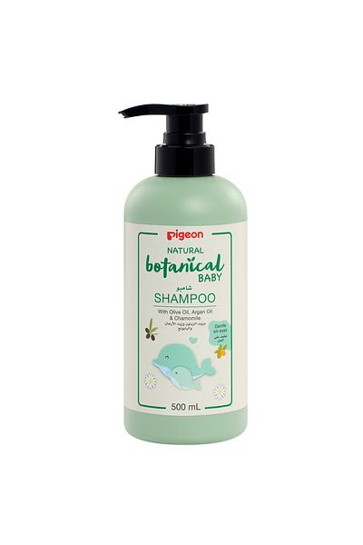 Generic Pigeon Natural Botanical Baby Shampoo With Olive Oil Argan Oil & Chamomile 500 ml