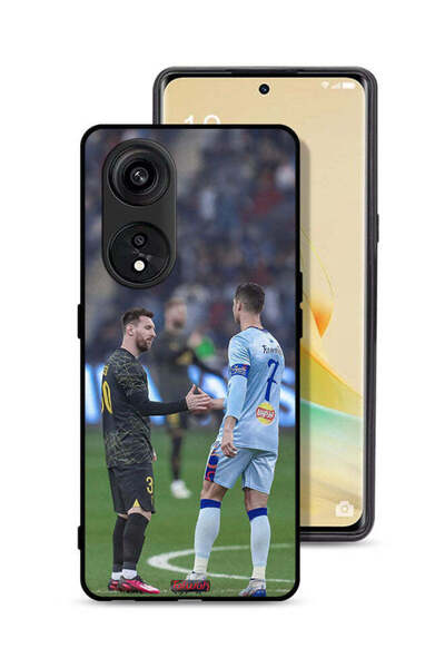 Tolwak غطاء حماية Oppo A1 Pro لميسي ورونالدو