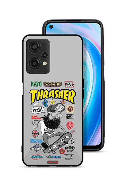 Tolwak غطاء حماية لهاتف OnePlus Nord CE 2 Lite 5G بملصق Thrasher