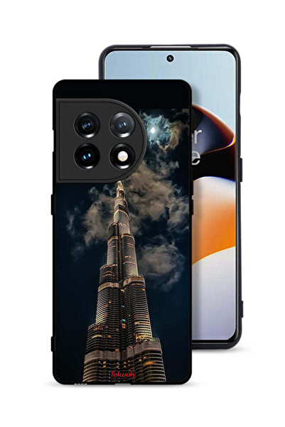 Tolwak OnePlus 11 5G Protective Case Cover Burj Khalifa In Night