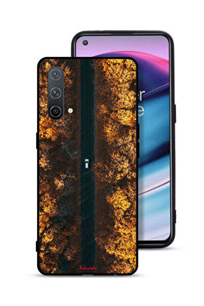 Tolwak غطاء حماية لهاتف OnePlus Nord CE 5G بتصميم طريق في أشجار الخريف